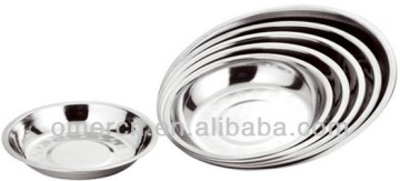 Stainless steel round tray