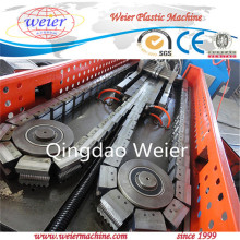 Flexible Shrinkable single wall corrugated pipe making machine/plastic corrugated pipe making machine