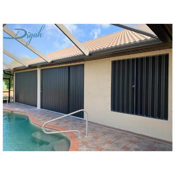 Securing Windows withAccordion Shutters for Storm Protection