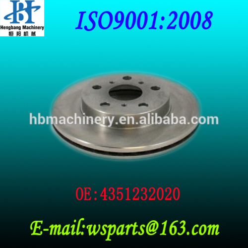Toyota car brake disc rotor 4351232020