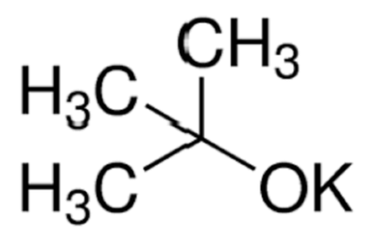 potassium tert-butoxide and tert-butanol reaction