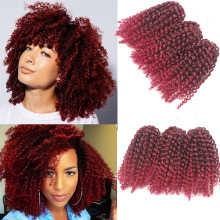 Marley twist hair bob style synthetic crochet braid hair