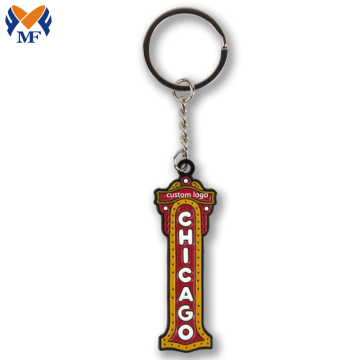 Souvenir Gift Metal Custom Chicago Theater Keychain