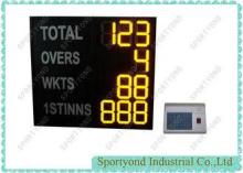 LED Digital Electronic Cricket Scoreboard , Amber Color 150