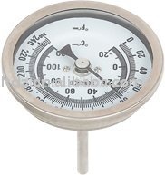 Full SS Bimetallic thermometer