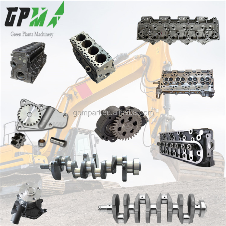 Made in Japan Cylinder Head 4HK1 For Excavator ZX200-3 8-98170617-1 8981706190