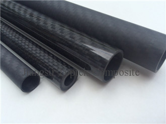 painted 3K weave carbon fiber tube