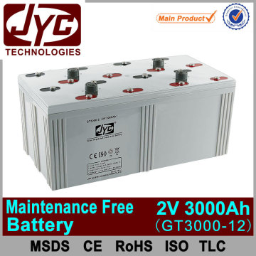 New product 2v 3000ah power safe battery price of best