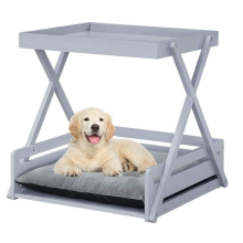 Pet Dog Bed Frame with Removable Cushion