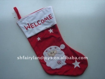 Funny plush christmas socks