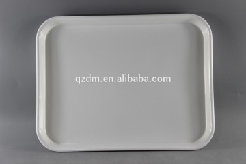 White Melamine Rectangle Tray/Square Melamine Serving Tray