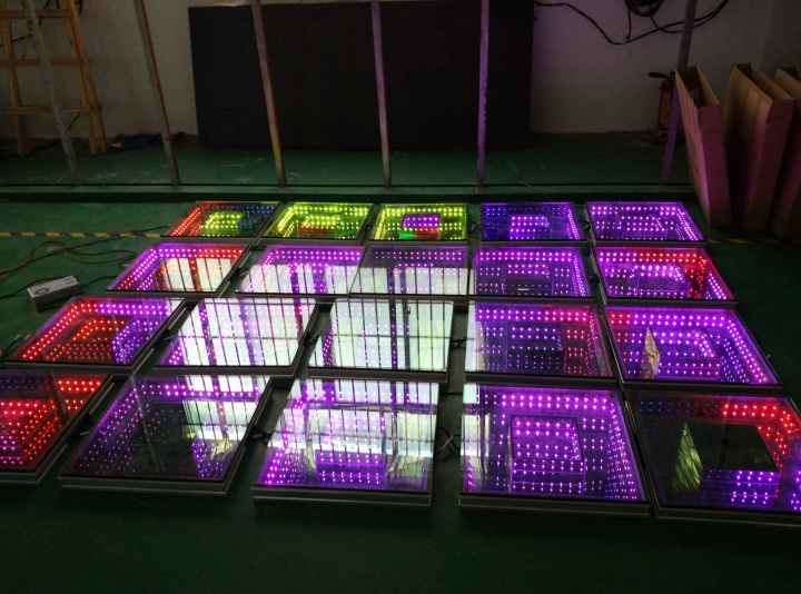 LED Stage 3D Το Infinity LED Dance Floor