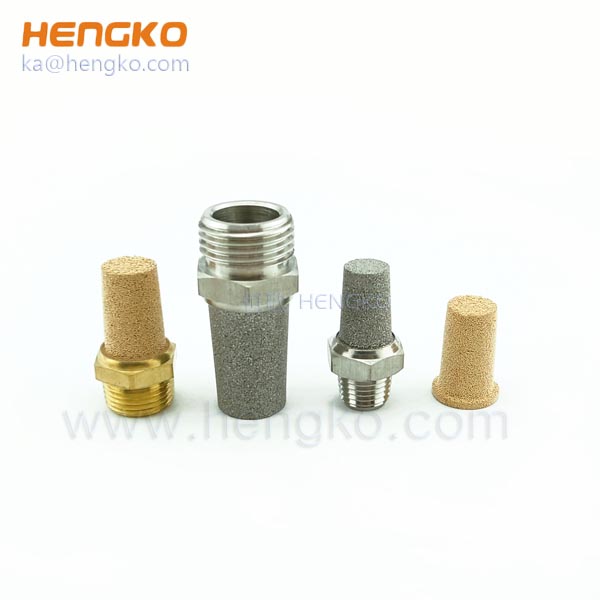 Sintered Stainless Steel Brass Bronze Ventilation Regulative Air Pneumatic Muffler