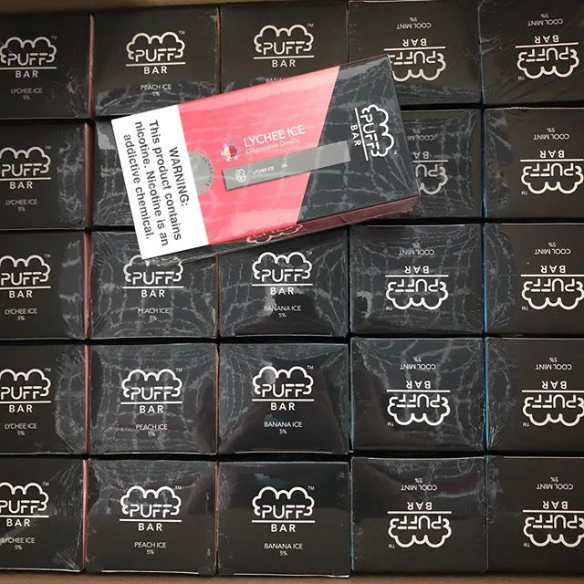 Puff Bar Disposable Pod Device with Security Code Vape Puffbars