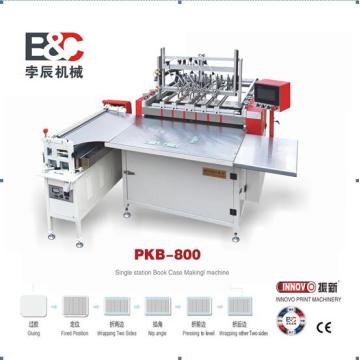 Semi-auto hardcover book case making machine