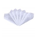 Womes White Cotton Handkerchief Embroidery Wedding