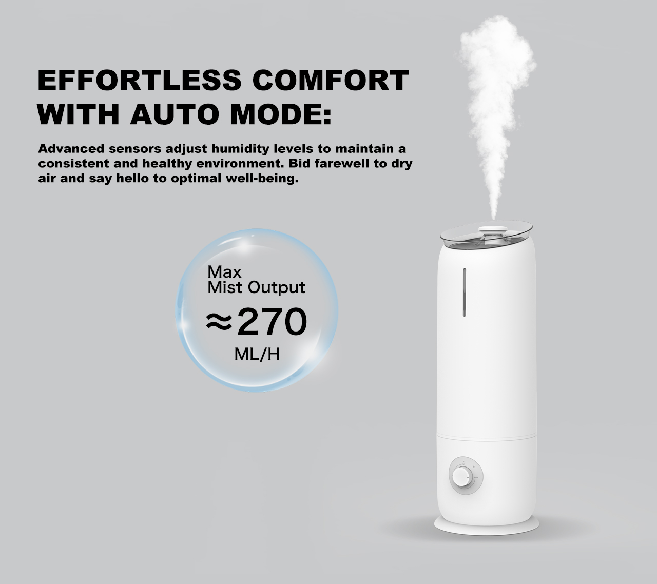 HTJ-2288A humidifier mist output HTJ-2288A humidifier mist output