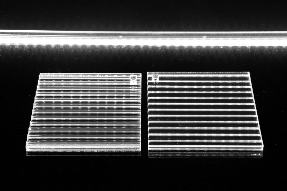 Clear Reeded Acrylic Sheet For Decoration Clear Reeded Acrylic Sheet For Decoration