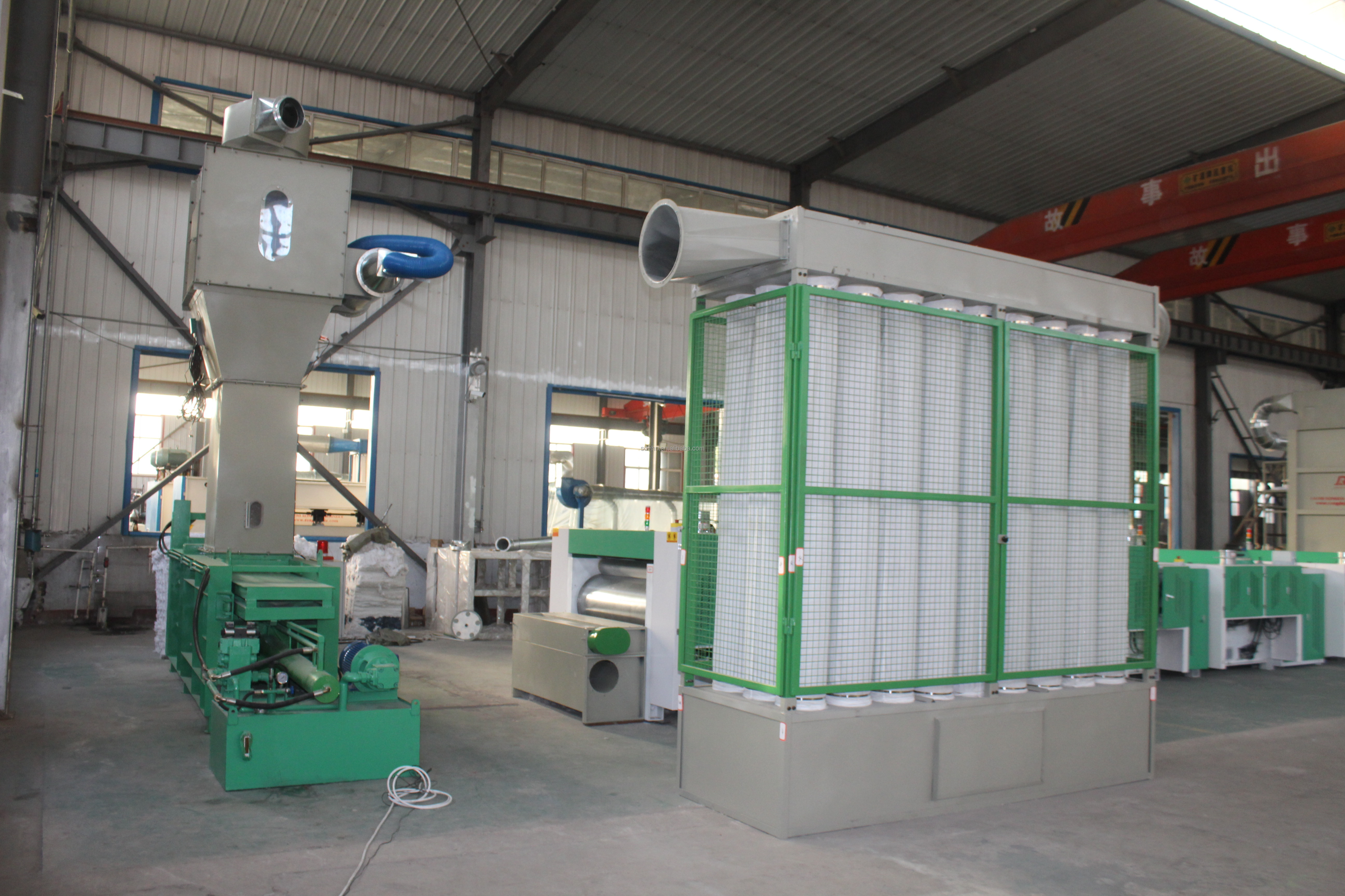 High Speed Textile Waste Yarn Waste Fabric Waste Recycling Machine