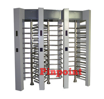 Automatic full height rotor turnstiles