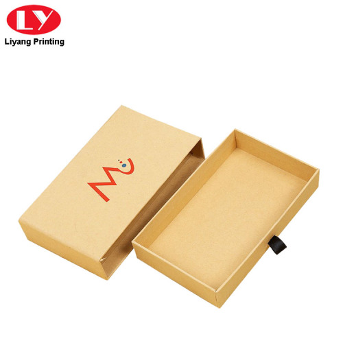 Custom Printed Logo Cardboard Kraft Drawer Boxes Συσκευασία