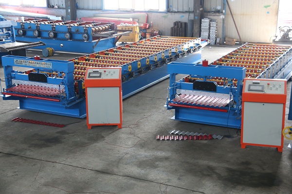 Galvanized metal arched corrugated steel roof making machine