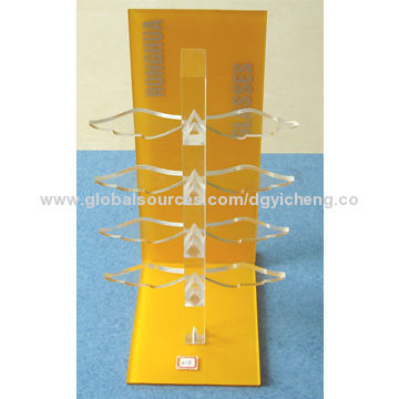 Eye-ware acrylic display stands