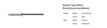 Sealed Type Blind Rivet(Aluminum&Steel)