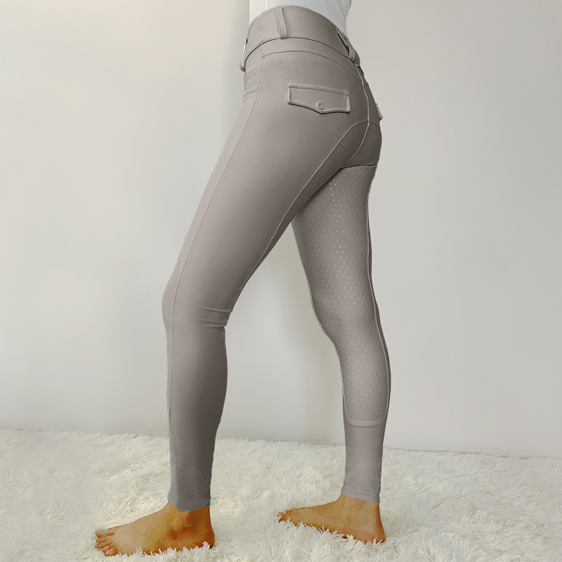 silicone elastic riding breeches