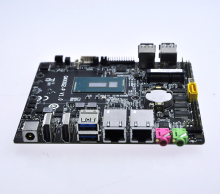 Qotom nano itx fanless board , 2 ethernet LAN Celeron 3215U apply to x86 desktop computer