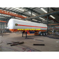 3 المحور 56000L LPG Delivery Tanker Trailers