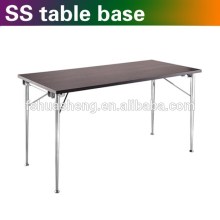 Stainless steel table leg base