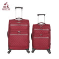 Suitcase trends nylon fabric trolley sets luggage bag