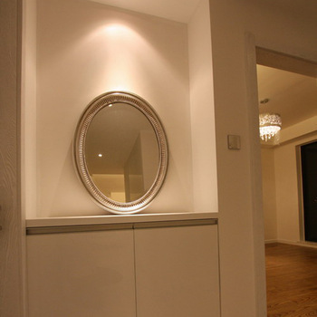 Small Modern Round Wall Mirror Decor