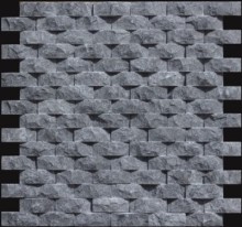 Blacks Stone Mosaic Tiles in China Foshan