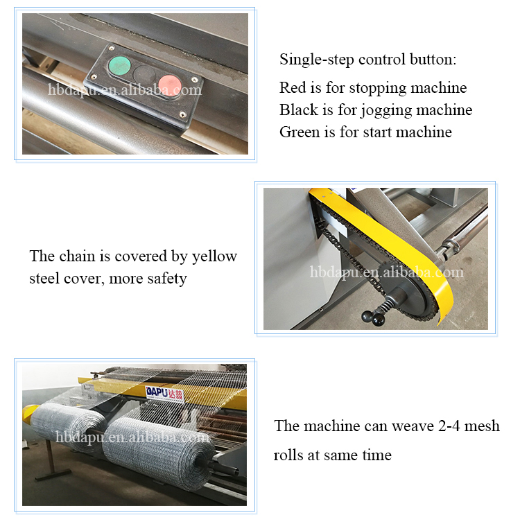 Reverse twisted hexagonal chicken cage mesh making machine hexagonal wire mesh making machine