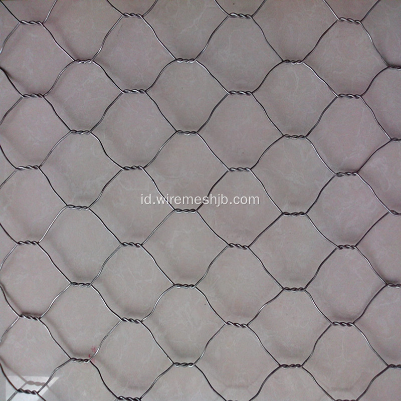 2,7 mm Galvanized Gabion Box untuk River Bank Project