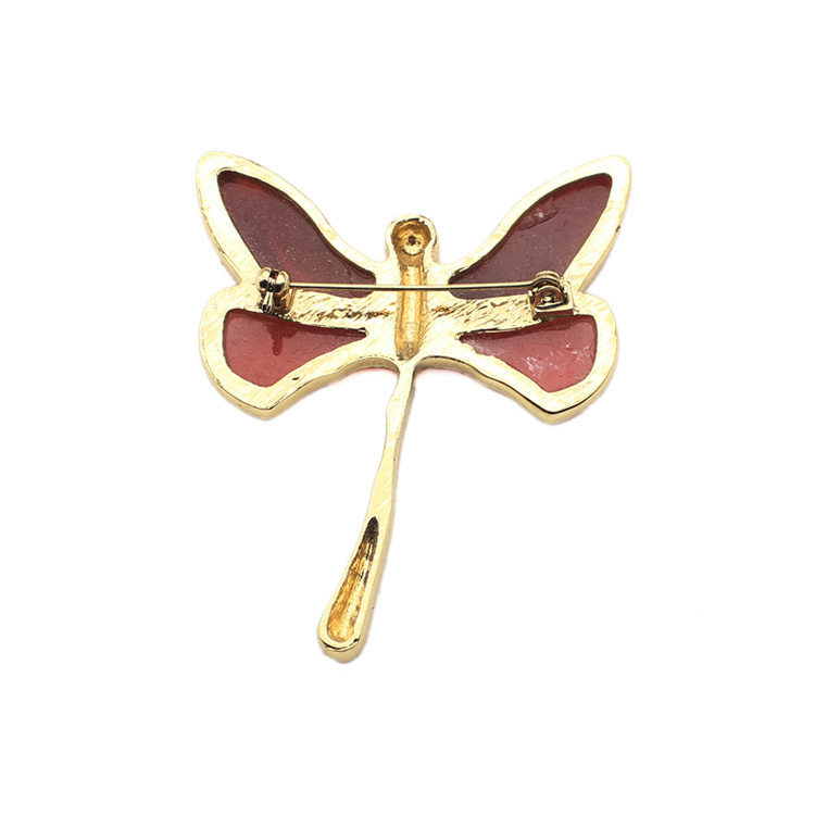 ODM accepted lucite  Brooch jewelry for ladies dragonfly Brooches pin