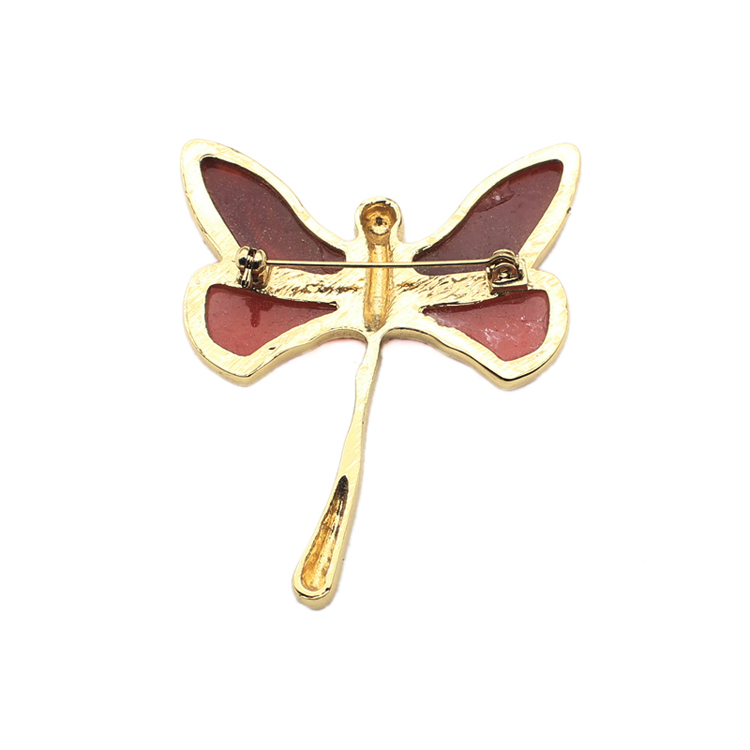 ODM accepted lucite Brooch jewelry for ladies dragonfly Brooches pin