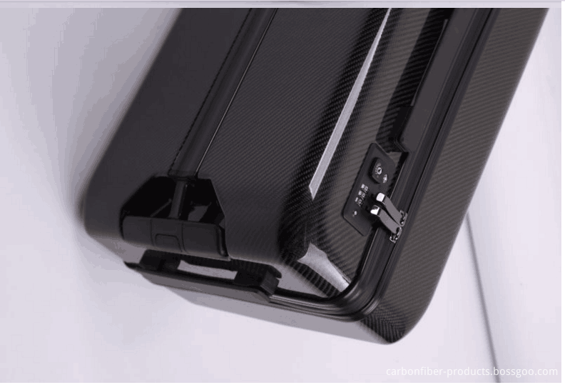 Carbon fiber luggage detail