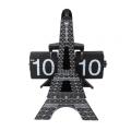 Mode Menara Eiffel Flip Clock on Table