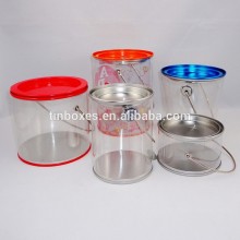 arch handle plastic tin PVC tin bucket