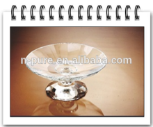 custom clear crystal plate,crystal plate for fruit