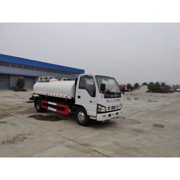 Isuzu stainless steel 5000 liter truk tangki susu