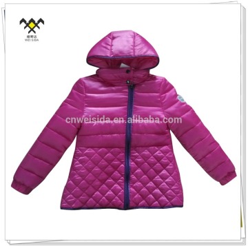 super warm girls plaid hooded jacket