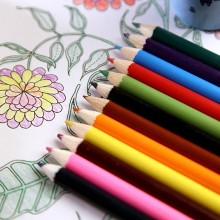 PVC Bag 12/18/24/36pcs wood Colored Pencils Set