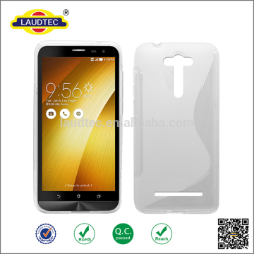 S line TPU back cover phone case For AsusZenfone 2 Laser ZE600KL