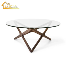 Sean Dix Star Shaped Circle Living Room Table for L Shape Sofa