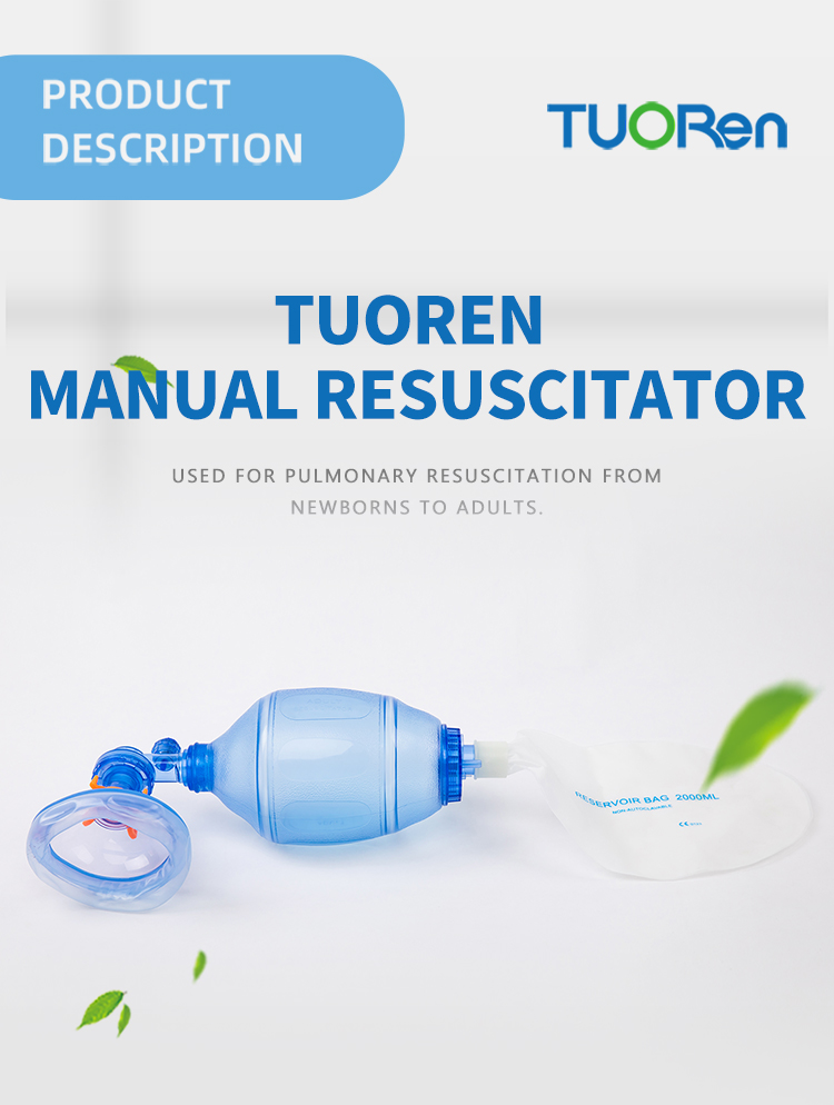 Disposable adult ambu bag manual resuscitator