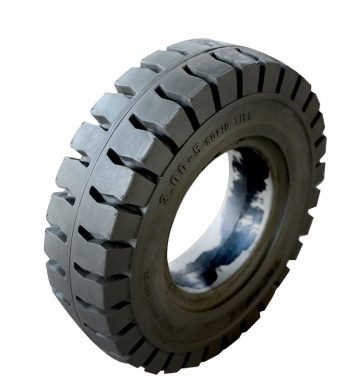 Flat free wheelbarrow solid rubber tire wheel